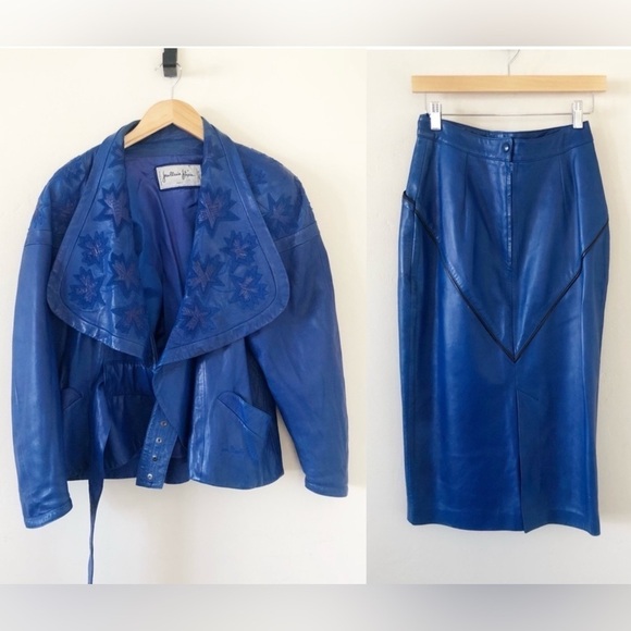 jean claude Dresses & Skirts - Jean Claude Jitrois Couture Jacket and Skirt Set